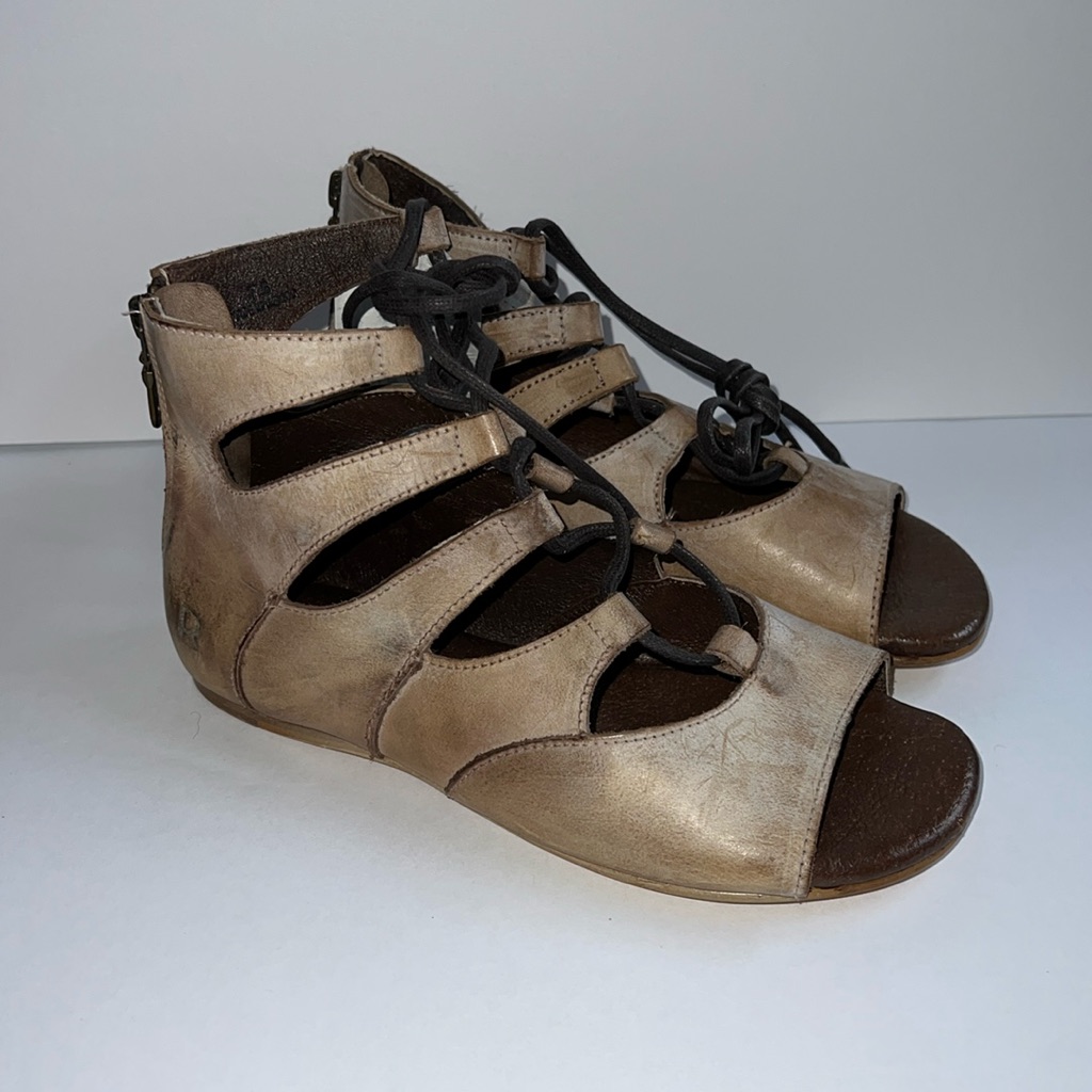 Bed Stu Roan Winnie Leather Sandals 7.5 Nwt Gladiator